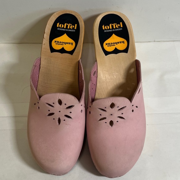 Toffel Hasbeen’s Pink Clogs Size 41 - Picture 2 of 10